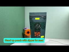 Premium folie bekleed raam Custom Stand Up pouch verpakking voor snoepgum voedsel verpakking