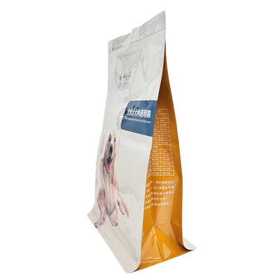 kopen 2.5KG Persoonlijke afdrukfolie met platte onderkant Huisdier Hond Kat Lekker eten zak hervergrendelbaar Huisdier Honden opstaan zak met rits online manufacture