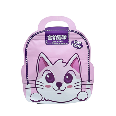 kopen Schattige roze schooltas, platte bodem, hondenvoedselzak, verpakking met rits online manufacture