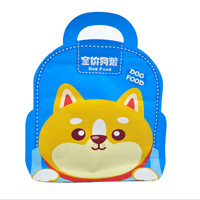 kopen Schattige blauwe schoolzak, platte bodem, grote zak kattenvoedsel, verpakking met handvat en rits. online manufacture