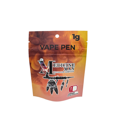 kopen Aluminiumfolie bekleed 1 g Custom Child Resistant Mylar Bags Ziplock Mat oppervlak online manufacture