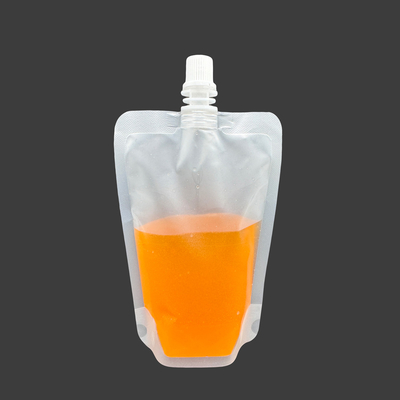 kopen Plastic Matte Transparent Stand Up BPA Free Spout Pouch Bags voor melk sap koffie online manufacture
