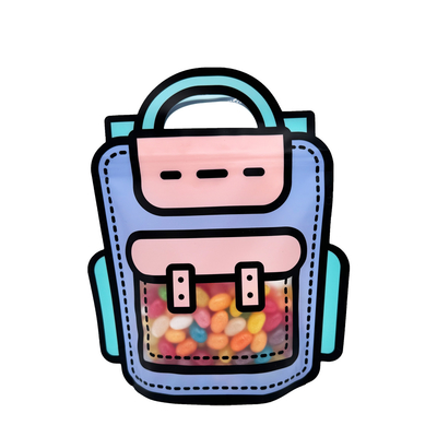 kopen Schooltas in de vorm van opstaande zakken met ziplock Matte helder raam voor voedsel snoep verpakking online manufacture