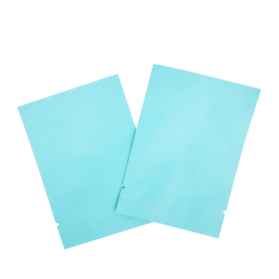 kopen 7 cm x 10 cm gekleurde mat lichtblauw 3 zijdicht platte aluminiumfolie mylar zakken voor theebladeren, snack, accessoires pakket online manufacture