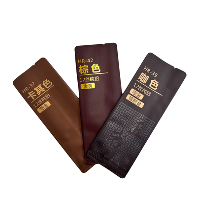 kopen Bruine kleur Geurbestendige lichtbestendige Matte Pure Aluminium Foil Liner Side Gusset Loose Leaf Tea Bags voor thee online manufacture
