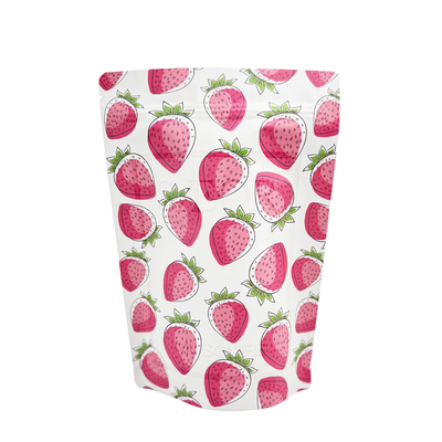 kopen Helder gedrukte folie bekleed waterdicht kraftpapier Stand-up pouch met rits voor voedselverpakkingen online manufacture