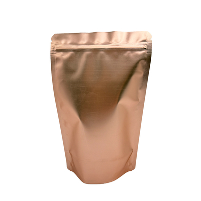 kopen Voedselverpakking Matte Rozengoud Custom Stand Up Pouches Tassen Met Ziplock Doypack online manufacture