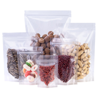kopen Kristalhelder herbruikbaar rits opstaande zakken 100 MIC Voor voedsel snack verpakking online manufacture