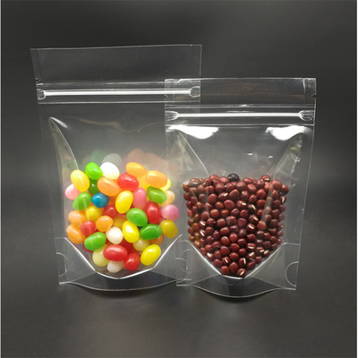 kopen Crystal Clear Stand Up Pockets met Zipper Lock voor gedroogd fruit, noten, snacks, snoep voedsel verpakking online manufacture