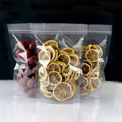 kopen 5.5 x 7.9 inch Transparent Clear Stand Up Pouches Bag voor gedroogd fruit, thee, bonen, chili, specerijen, snack food verpakking online manufacture