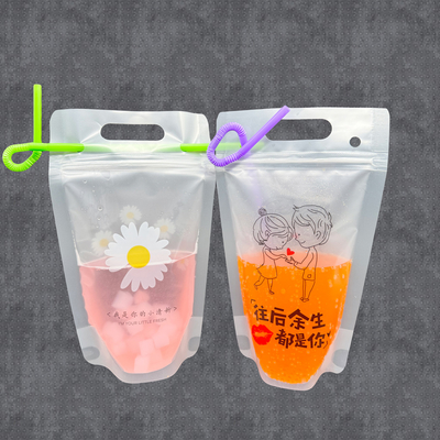 Gepersonaliseerde drankzak voor feestjes Stand-up drinkzakjes voor alcohol sap ijs smoothies drinken