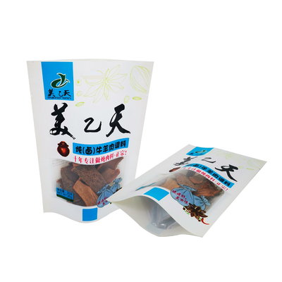 EVOH Coating LDPE Volledig recyclebaar Stand-up pouches voor specerijen Snack Food Koffiebonen Verpakking